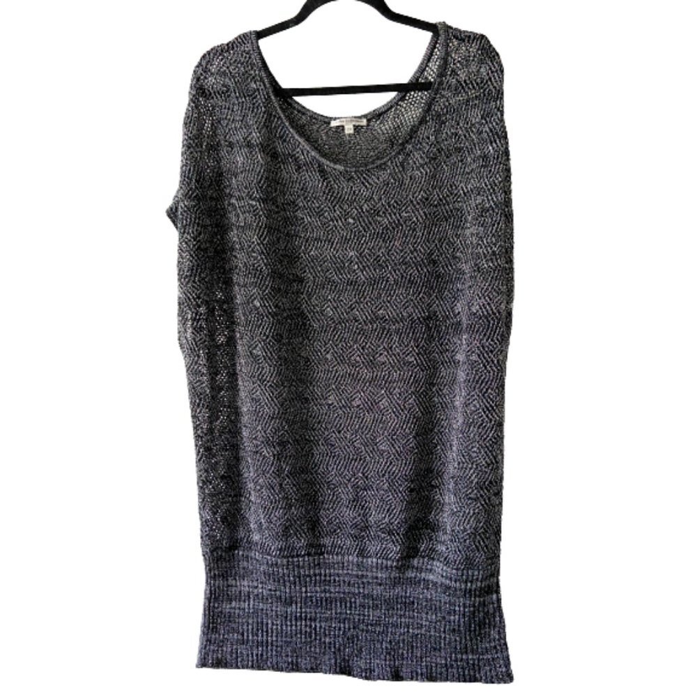 Dalia Collection Gray Knit Top